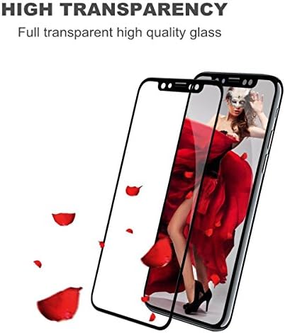 ZOCY iPhone X Screen Protector Tempered Glass 3D Full Coverage 9H HD Anti-Scratch Shockproof Protection For iPhone 10