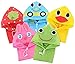 Tekka Fun Waterproof Raincoat Jacket For Kids & Toddlers Between The Ages 4-9 (Red Strawberry Cuteness)
