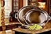 Old Dutch Decor Antique Copper Oval Tray, 17-Inch by 13-Inch, 15-Inch by 11-Inch, 13-1/4-Inch by 8-3/4-Inch, Set of 3