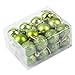 24pcs Christmas Balls Ornament Shatterproof Pendants for Holiday Xmas Garden Decorations (Green)