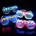 New Years Eve Party Supplies Happy New Year LED Slotted Sunglasses (4 per order)