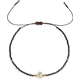 BXDA Seed Beads Pearl Bracelets for Women, Boho Handmade Adjustable Colorful Beaded Stackable Strand Bracelet Prom Jewelry Gift.