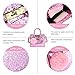 mibasies Unicorn Kids Purse for Little Girls Rainbow Toddler Crossbody Handbags