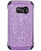 BENTOBEN Galaxy S8 Plus Case Glitter, Bling Luxury Sparkly Hybrid Hard PC Laminated with Shiny Faux Leather Chrome Shockproof Bumper Protective Phone Case for Samsung Galaxy S8 Plus(6.2 inch), Purple