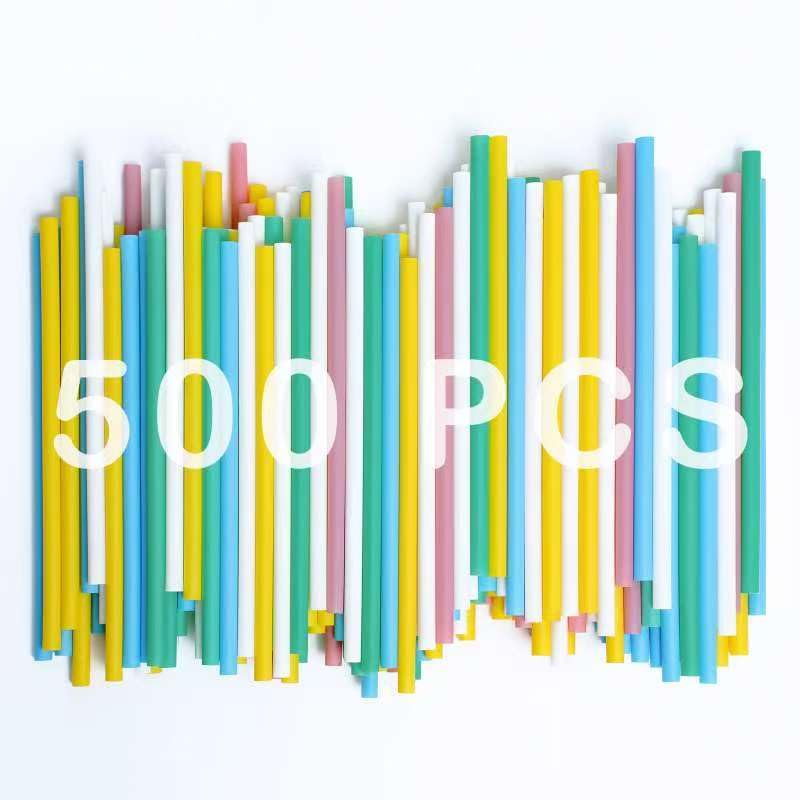 Photo 1 of 500 pcs 5.75" Short Cocktail Straws Plastic-Free,Colorful Disposable Drinking Straws,Plant-Based Stylish Party Straws,A Plasticless Sturdy Drinking Straws for Hot and Cold Drinks Not Foggy