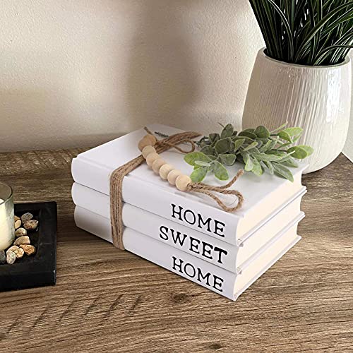 Decorative Books Stack,Farmhouse Books,Rustic Hardcover Decorative Books for Modern Decor,Set of 3 Stacked Books for… - Image 5