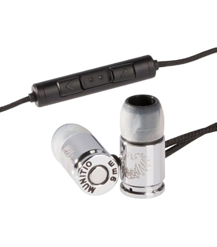 Amazon.com: Munitio NINES Tactical Earphones with 1 Button