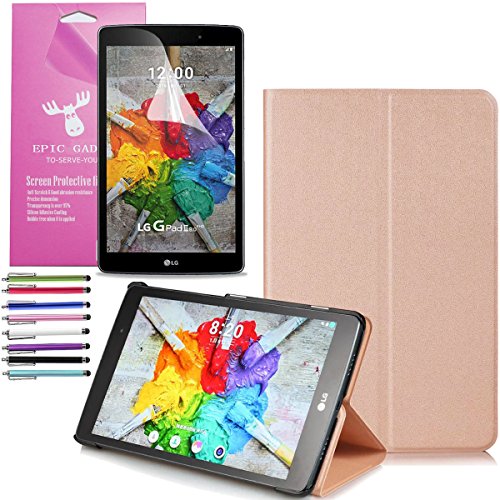 LG G Pad X 8.0 / G Pad III/3 8.0 Case, EpicGadget(TM) Luxury Lightweight Slim Folio Smart Cover Case for 8