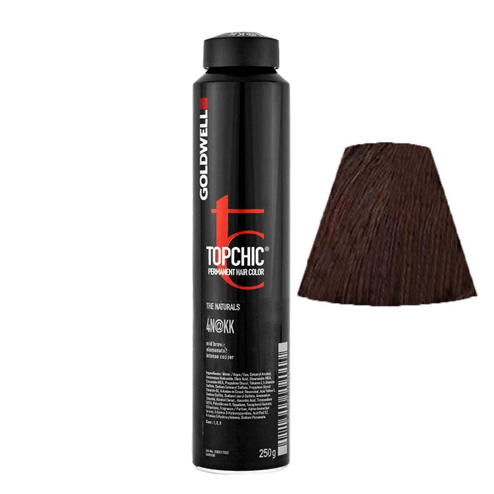 Goldwell Topchic 4N@KK TC CAN 250ML Mid Brown Elumenated Intense Copper