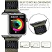 Amberwin Apple Watch Band, Nylon iWatch Strap Replacement Bands with Stainless Metal Clasp for Apple Watch Series 3 Series 2 Series 1 Sport and Edition (Army Green, 42mm)