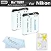 2 Pack Battery Kit For Nikon Coolpix S3700, S2800, S2900, S33, S7000, S6900, S4300, S5200, S6500, S6800, S5300, S3600, S32, W100, A300 Digital Camera Includes 2 Replacement EN-EL19 Batteries + More primary