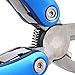 Multitool 15-in-1 Pocket With Knife, Pliers, Saw & More, Plus a Holster (Blue)