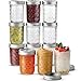 SEWANTA Wide Mouth Mason Jars 16 oz With mason jar lids and Bands, mason jars 16 oz - For Canning, Fermenting, Pickling - Jar Décor - Microwave/Freeze/Dishwasher Safe. (14)