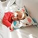Organic Cotton Toddler Pillowcase - 13x18 Pillowcase perfect for toddler pillow, kids, baby, infant, travel pillow case, toddler bedding, Clouds Collection