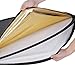 5 in 1 Light Reflector, Proslife Collapsible Photography Reflector with Nylon Carrying Bag for Studio/Outdoor Lighting(Round, Translucent, Silver, Gold, White and Black)