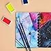 Paint Brushes – Professional Paint Brush Set of 15 for Watercolor, Acrylic, Gouache and Oil Painting – Premium Quality Nylon Hair with Organizing Case – Perfect for Kids, Students, Artists