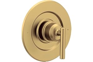 CORLA Posi Shower Trim Replacement for Moen Gibson Pressure-Balancing Modern One Handle Lever Kit T2901BL, Valve Required (Brushed Gold)