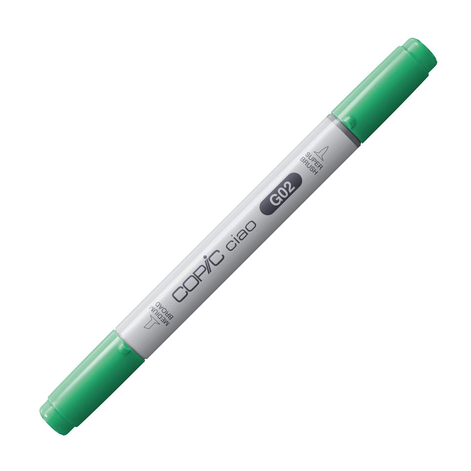 Copic Ciao Coloured Marker Pen - (G-02) Spectrum Green, For Art & Crafts, Colouring, Graphics, Highlighter, Design, Anime, Professional & Beginners, Art Supplies & Colouring Books