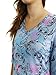 Disney Lilo & Stitch Women's 3/4 Sleeve Dorm Nightgown Pajamas (X-Large, Blue)