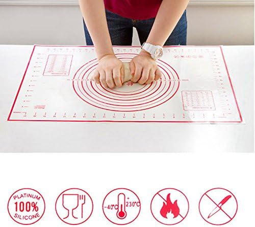 Silicone Fiberglass Baking Sheet Rolling Dough Pastry Cakes Bakeware Liner Pad Mat Oven Pasta Cooking Tools Kitchen Accessories
