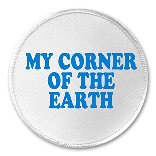 A&T Designs My Corner of the Earth 3" Sew On Patch Home House Peace Space