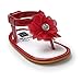 BENHERO Infant Baby Girls Sandals, Premium Soft Rubber Sole Anti-Slip Summer Toddler Flats First Walkers Shoes