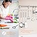 Homasy Stainless Steel Vegetable Peeler Premium Ultra Sharp Julienne Peeler with Cleaning Brush and Blade Guard