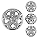 LEDKINGDOMUS Ford Fusion Hubcaps, 4pcs Hub Caps for Ford Fusion with 17” Steel Wheels 5 Lug Hubcaps Wheel Covers OE Number AE5Z1130C AE5Z1130D AE5Z1130AA