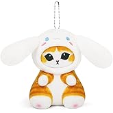 CNAANA Limited Edition Shark Cat Plush Keychain – Mini Bag Charm for Backpack & Purse, for Shark Cat Fans