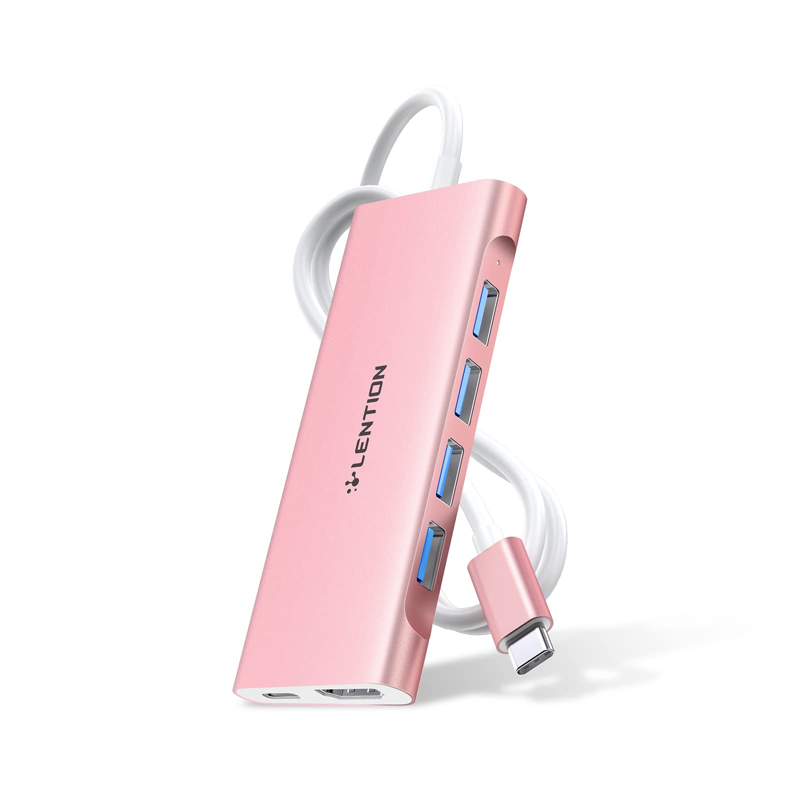 Mua LENTION 3.3FT Long Cable USB C Multiport Hub with 4K HDMI, 4 USB 3. ...