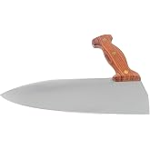 Wristrait Professional Right Angle, Vertical Chef Knife &ndash; 9.5&rdquo; Heavy Duty, Weighted &ndash; Reduces Strain on Wrist for Arthritis, Carpal Tunnel - Full Tang