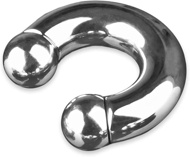 vivaadorno Horseshoe Piercing Intimate Piercing Nose Ring CBB