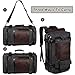 Ibagbar Canvas Backpack Travel Bag Hiking Bag Rucksack Duffel Bag Laptop Backpack Computer Bag Camping Bag Sports Bag Weekend Bag Briefcase Bag Messenger Bag Shoulder Bag Black