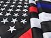 Thin Blue Line and Thin Red Line Flag - 3x5 ft with Embroidered Stars and Sewn Stripes, Long Lasting Nylon, UV Protection Perfect for Outdoors