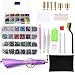 Epesl Bedazzler Kit with Rhinestones, Hot Fixed Gems Craft Applicator - Diamond Painting Pen, Wax Pencil, Tweezers, Tray, Cleaning Brush, Picker Rhinestones Crystals for DIY Clothes Shoes