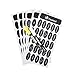 Best Spice Labels Set - 150 PVC Water Resistant Oval Stickers and Chalk Pens: 96 Preprinted Spice Names + 54 Blank Stickers + White & Yellow Chalk pens