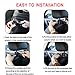 Car Hooks Headrest Hangers, ADINC 2 Pack Car Bag Hooks Hang Purse Grocery Bags with Phone Holder and Lock,Universal Vehicle Car Seat Hanger Backseat Headrest Hooks for Handbag Cloth Umbrellas etc