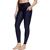 baleaf Women's 28" High Waisted Swim Pants Swimming Leggings Sun Protection Modest Swimsuits UPF50+ with Pockets