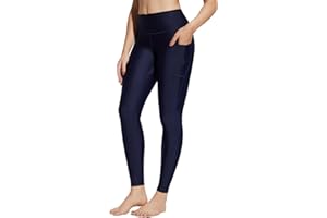 baleaf Women's 28" High Waisted Swim Pants Swimming Leggings Sun Protection Modest Swimsuits UPF50+ with Pockets