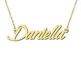 Aoloshow Daniella Name Pendant Necklace Stainless