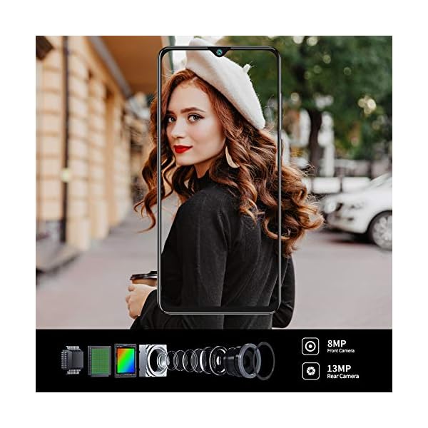 Sim-Free-Unlocked-Mobile-PhonesHAFURY-4G-Smartphone-SIM-Free-Phones-UnlockedAndroid-1013MP8MP-Triple-Camera2GB-16GB128GB-Extension55-Inch-WaterdropDual-SIMWIFIHot-SpotFace-IDBlack HAFURY Mobile phones, 128G Extension, 16GB ROM, 5.5 inch Display SIM Free Unlocked Smartphone, Android 10, Triple…