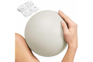 YOTTOY Small Exercise Ball，9-inch Pilates Ball with Anti-Burst Technology for Stability, Ideal for Yoga, Pilates, Physical Th