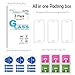 KATIN iPhone SE 5S 5 5C Screen Protector - [2-Pack] (Japan Tempered Glass) For Apple iPhone SE, iPhone 5S, iPhone 5, iPhone 5C Bubble Free, Easy to Install with Lifetime Replacement Warranty