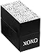 Accutime XOXO Women's XO5874 Gold-Tone and Black Bracelet Watch