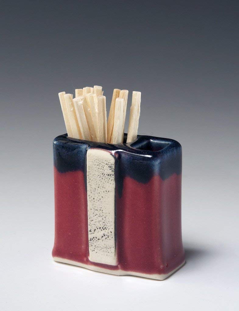 RED CERAMIC MATCH STRIKER
