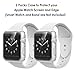 Simpeak 2PACK Soft Screen Protector Case Compatible with Apple Watch Series 10 9 Ultra 8 7 6 5 4 3 2 1-38mm 42mm 40mm 44mm 41mm 45mm 42mm(Series 10) 46mm 49mm (Clear, 42mm-Series1/2/3)