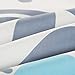 Vaulia Microfiber Duvet Cover Sets, Reversible Print Pattern Design - Twin Size