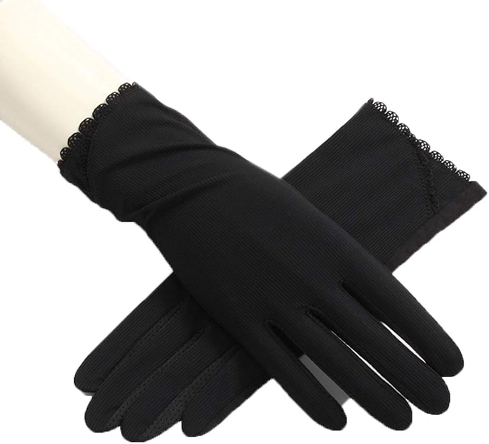Summer UV Protection Driving Gloves Thin Antiskid Sun Protection Gloves Cotton Sunscreen