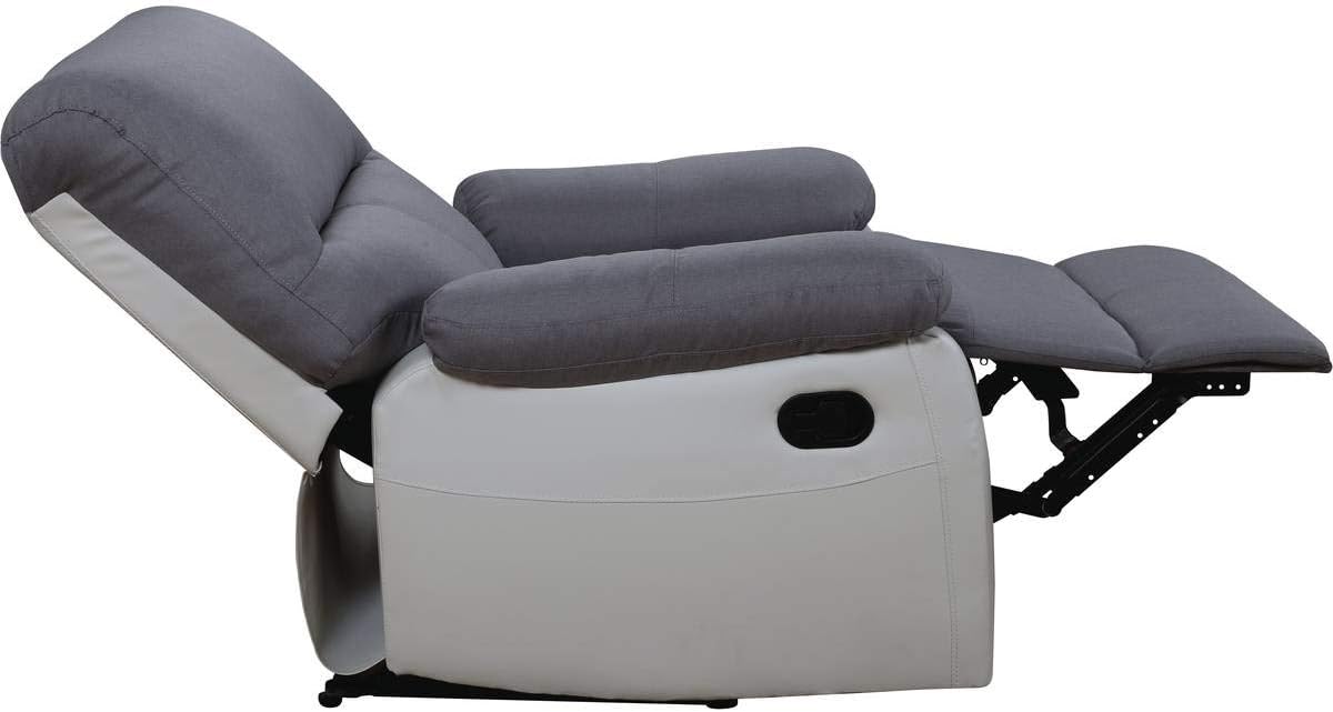 Habitat Et Jardin Fauteuil Relax Lincoln Blancgris