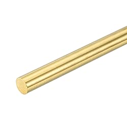 uxcell 1 Pcs 19/32"(15mm) Dia Brass Solid Round
